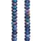 Blue Rondelle AB Glass Beads, 6mm by Bead Landing™